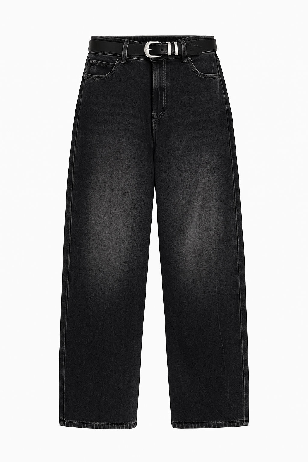 Vintage Loose-fit Washed Jeans